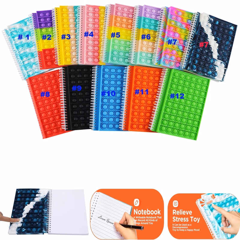 A5 Silicone Bubbles Notebook