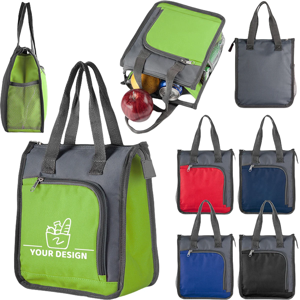 Portable Insulation Oxford Cloth Lunch Tote Bag 1