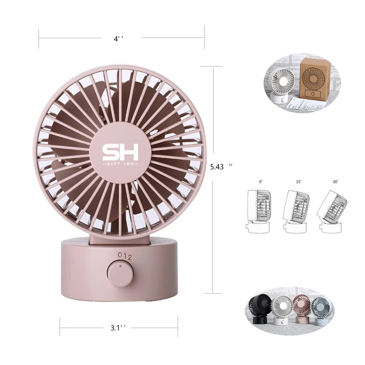 Portable USB Mute Fan 1