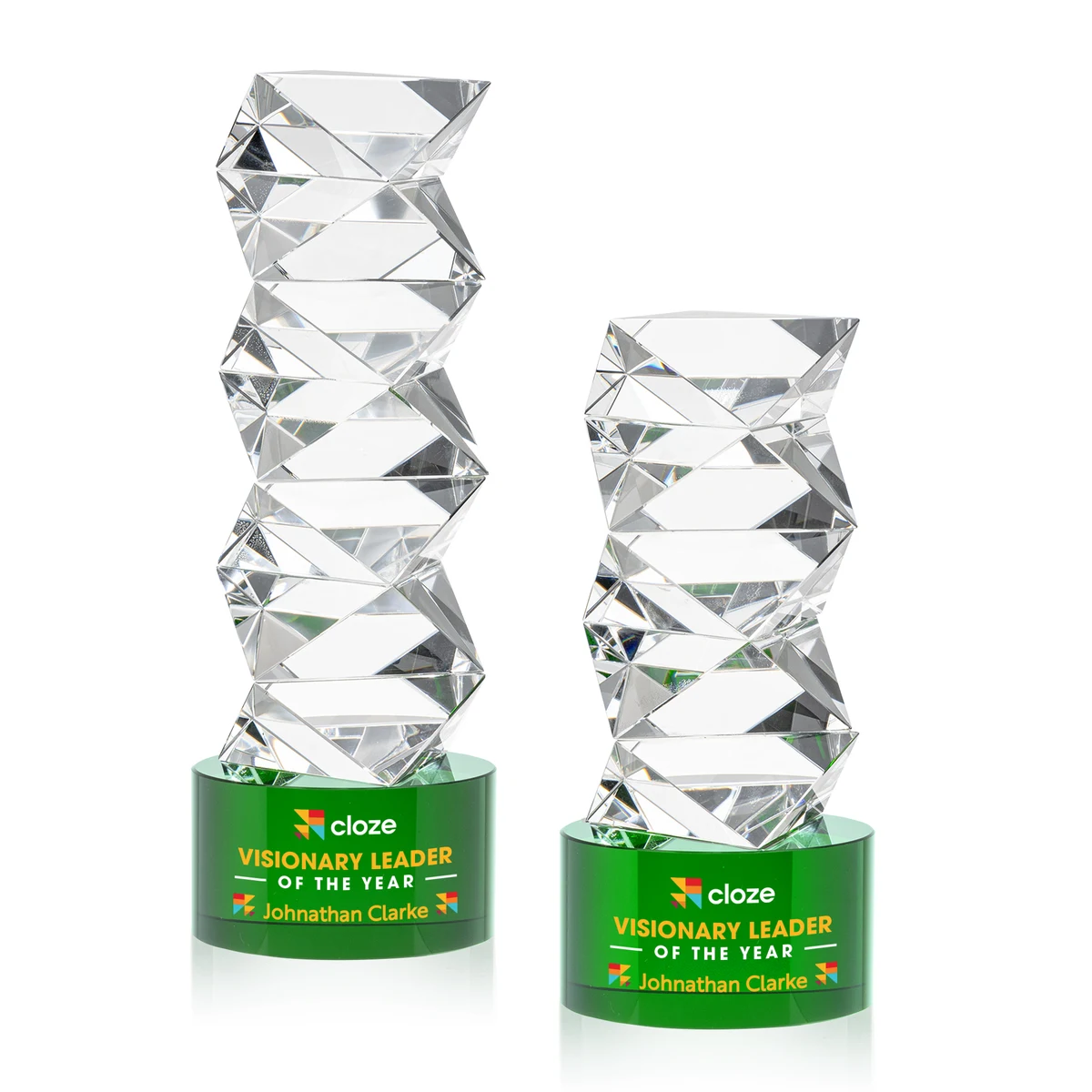 Callucci VividPrint™ Award on Marvel Base - Green 1