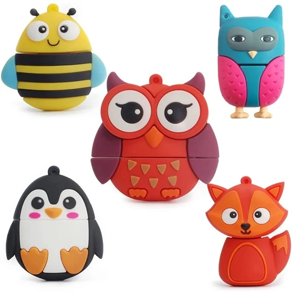 Cute Animals USB Flash Drive with Chain 1