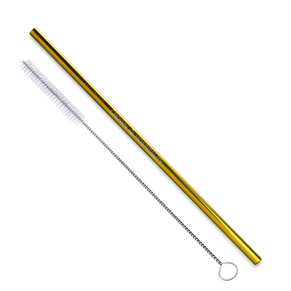 Straight Stainless Steel Straws: Individually sold in Gold or Copper 1