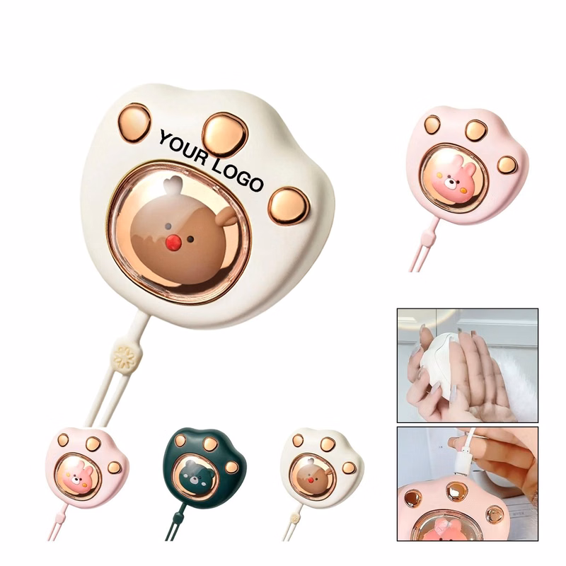 Cat Paw Hand Warmer Rechargeable Aluminum Design