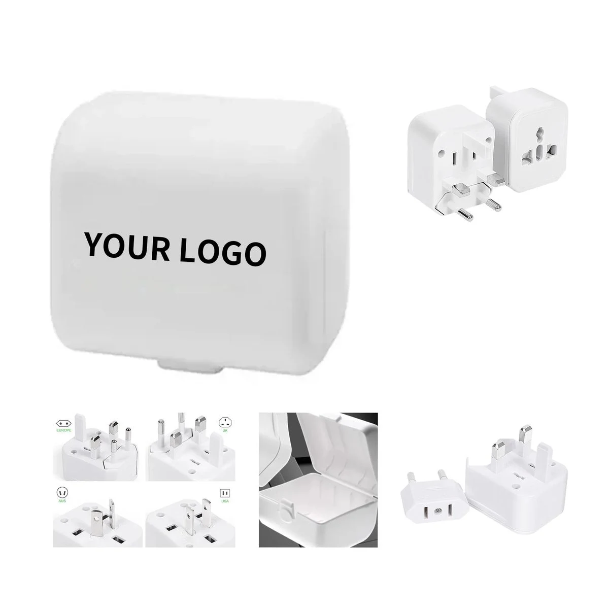 3 in 1 Travel Adapter for US UK EU AU Outlets 1