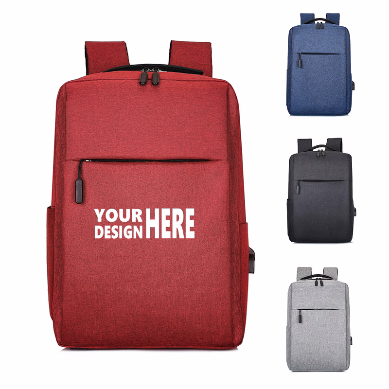 Custom Oxford Laptop Backpack with USB Port