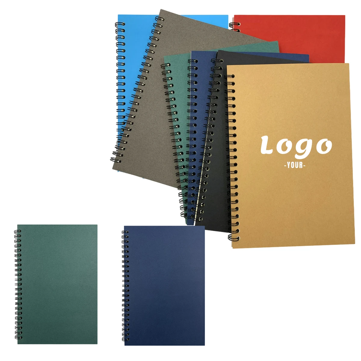 A5 Size Spiral-Bound Office Desk Calendar Notebook 1