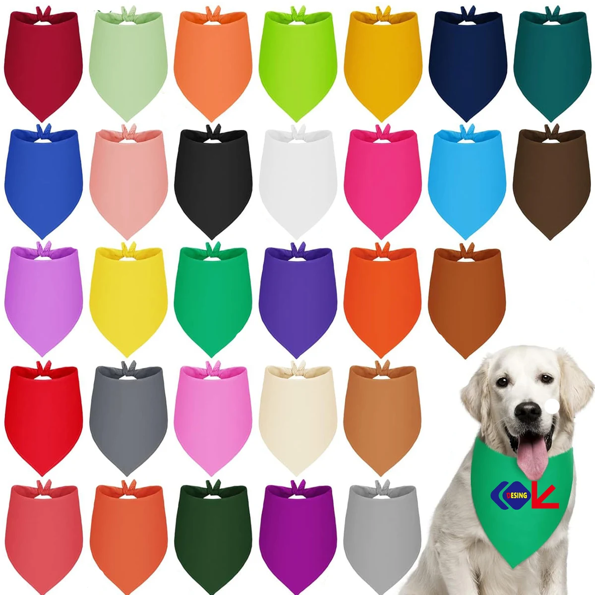 Pet Bandana Dog Scarf Saliva Towel Fashion 1