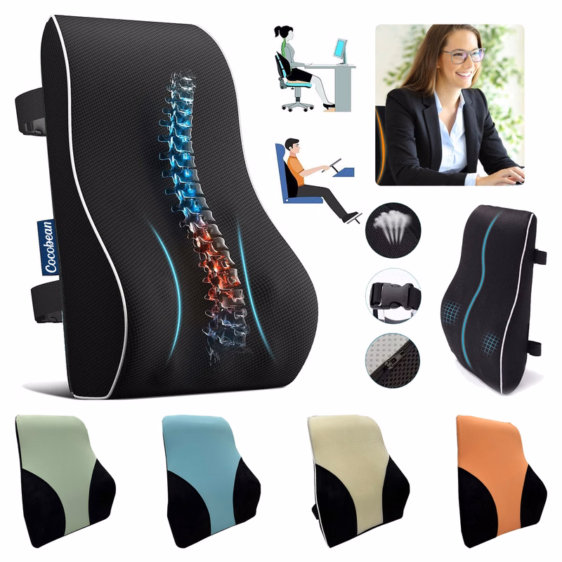 Office Chair Back Support Pillow
