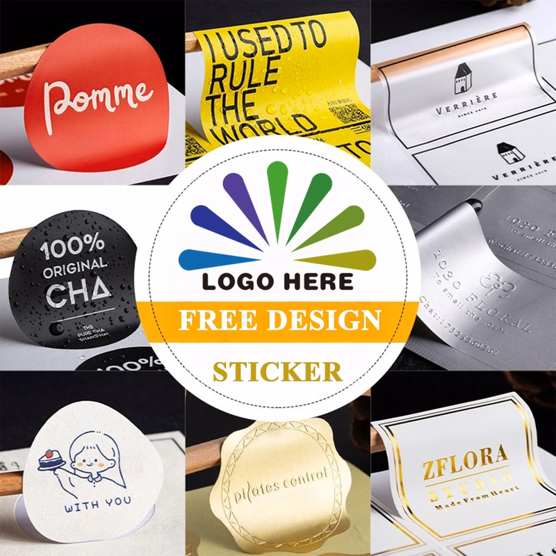 2" x 2" Custom Full Color Round Waterproof Label Sticker