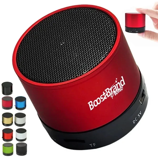 Custom Metal Portable Bluetooth Speaker — 2.4 Inch Wireless Audio Travel Promo 1