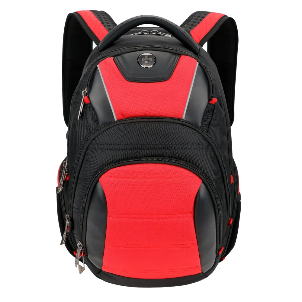 SwissDigital® Antibacterial Large Travel RFID Protection Backpack 1