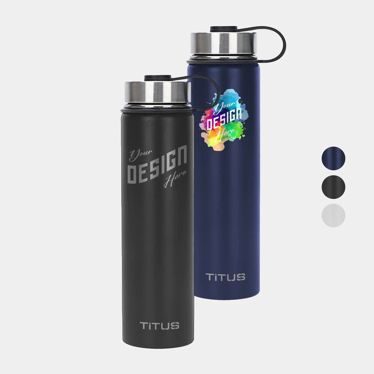 Premium 25 oz TiTUS® Stainless Steel Insulated Sports Water Bottle 1
