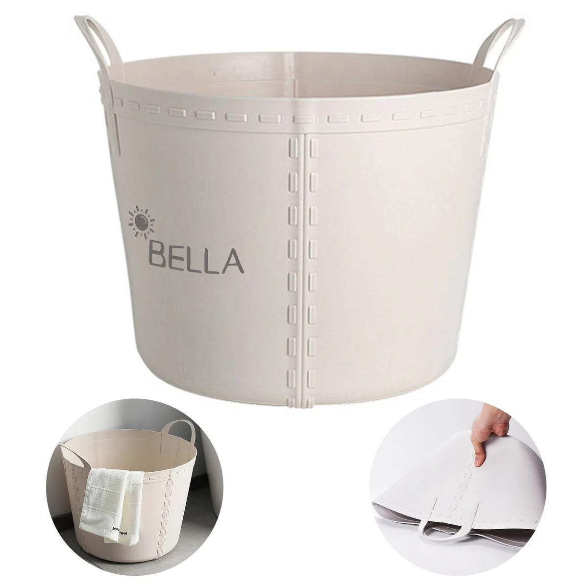 Large Capacity Plastic Storage Basket 1