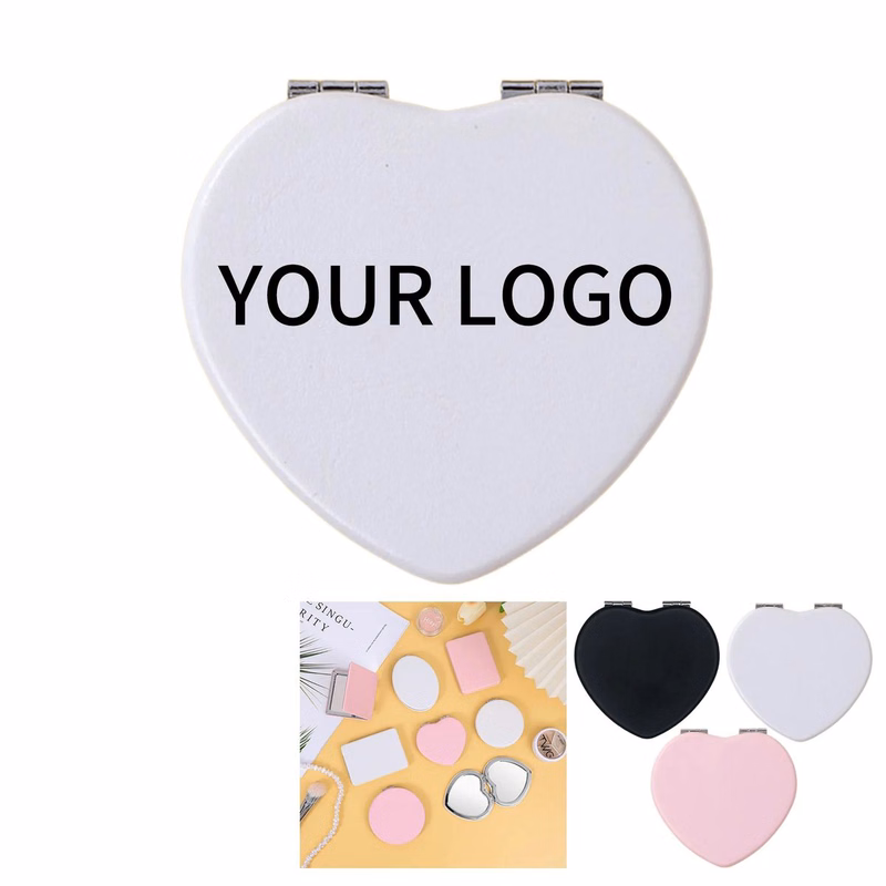 Full Color Print Heart Mirror