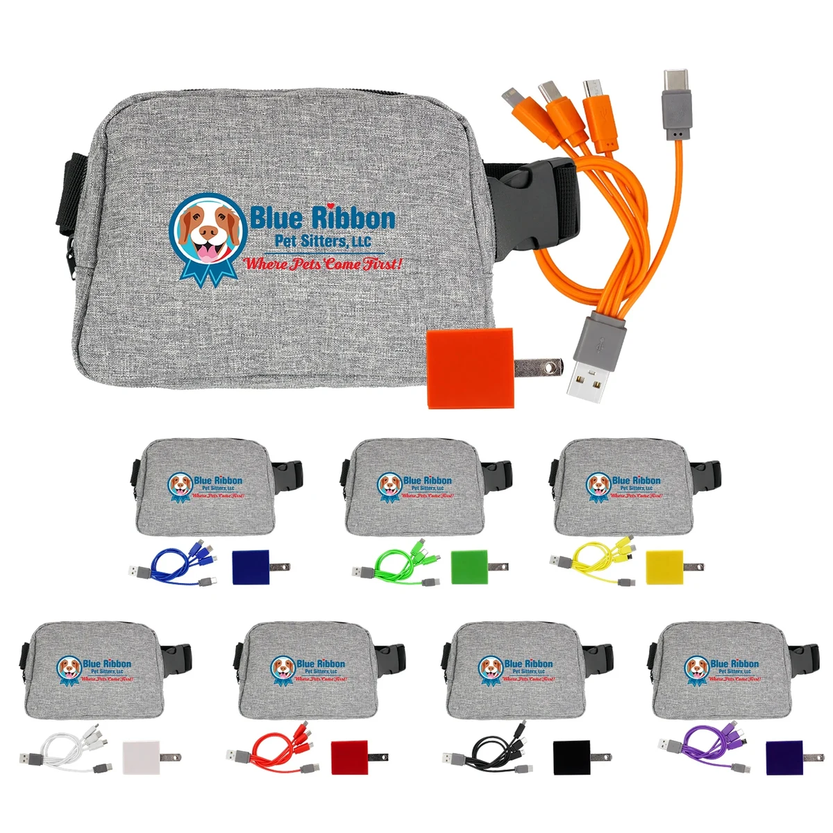 RECYCLED FANNY PACK WALL CHARGING SET 1