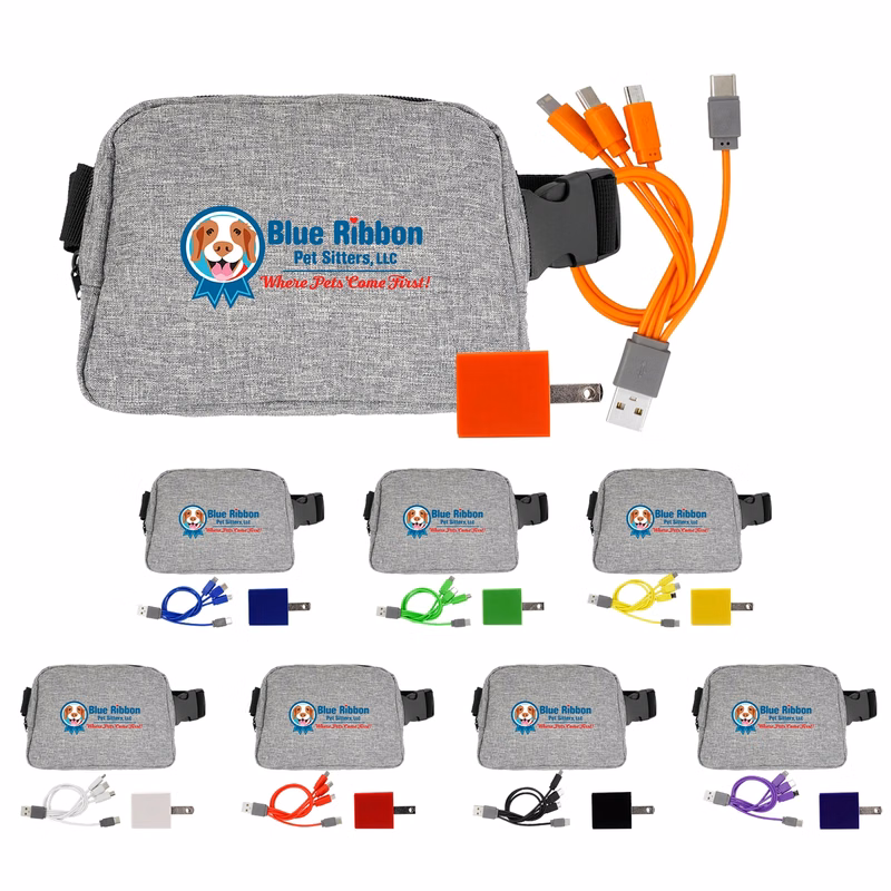 RECYCLED FANNY PACK WALL CHARGING SET