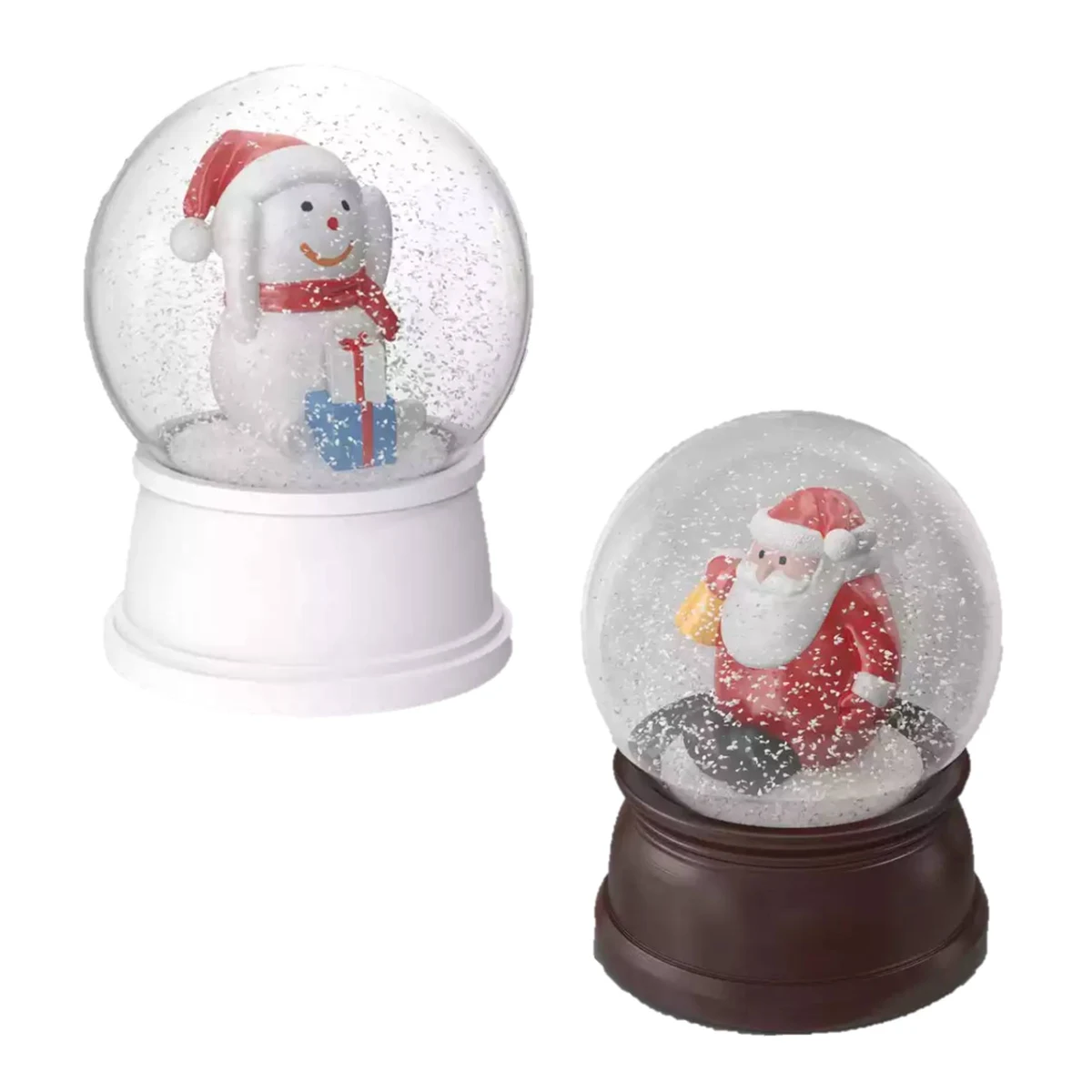 Custom Christmas Water Snowman Snow Globe 1