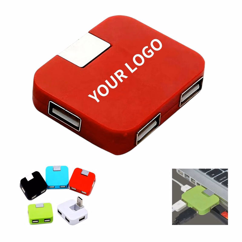 ABS USB Hub with Sleek Compact Profile