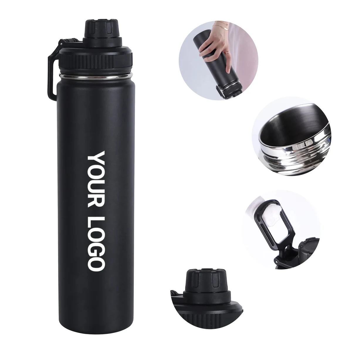 304 Stainless Steel Tumbler 25 oz with Leak Proof Lid 1