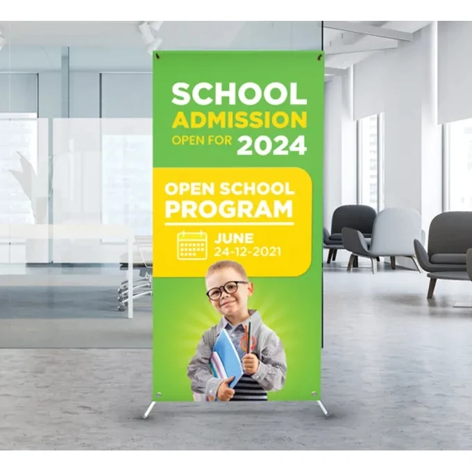 Adjustable X banner Stands (3ft x 6ft) 1