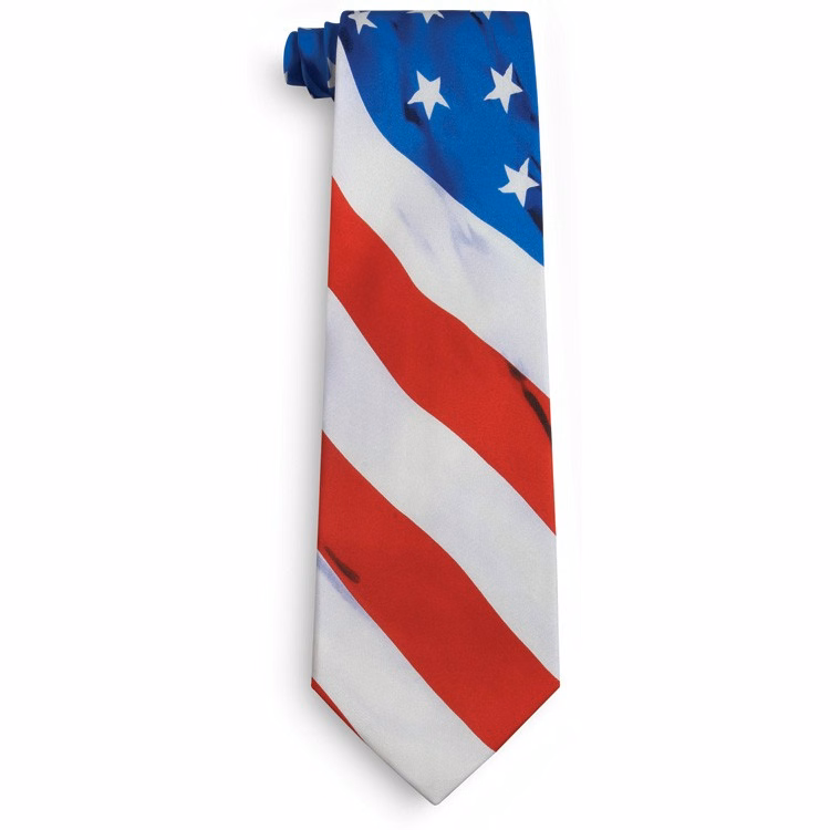 American Pride Patriotic Flag Tie