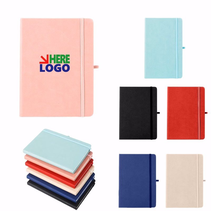A5 Soft Journal Hardcover Notebook With Elastic Strap
