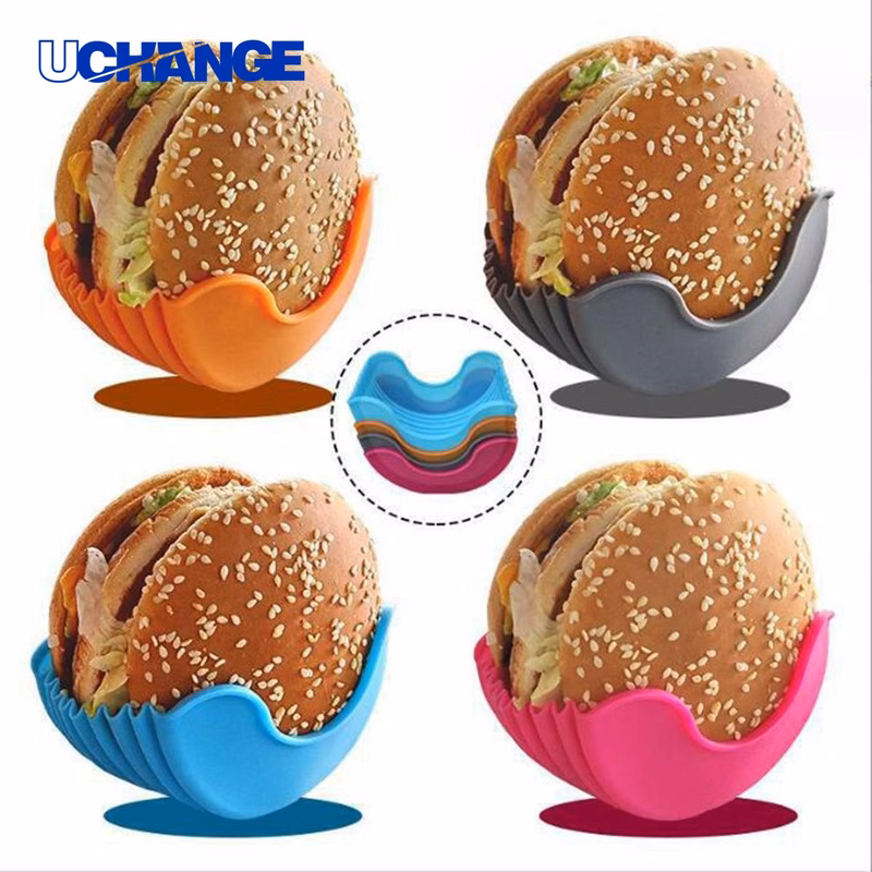Touchless Silicone Burger Tongs