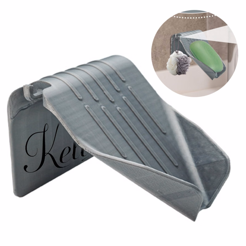 Plastic Bathroom Drain Soap Dish