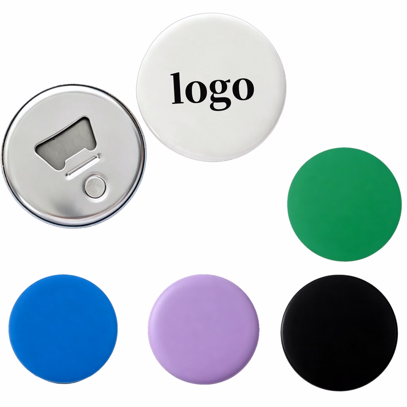 Custom Magnetic Fridge Beer Bottle Opener Tin Magnet