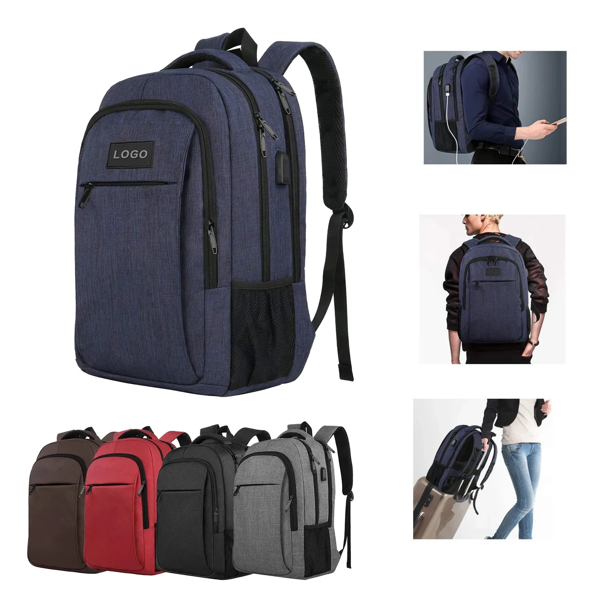 Oxford Laptop Travel Backpack 1