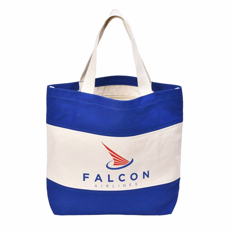 Striped Canvas Tote