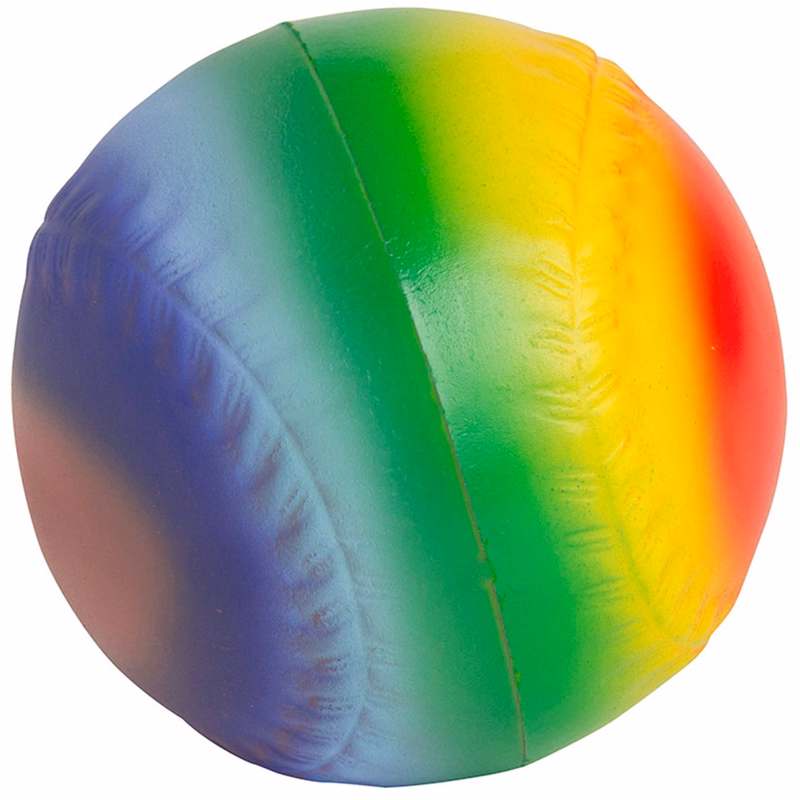 Rainbow Baseball Stress Reliever