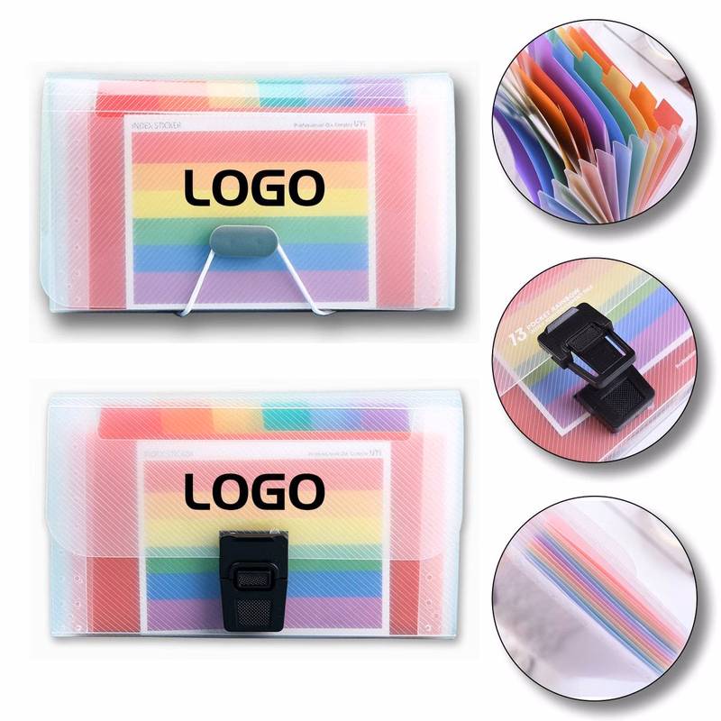 Compact PP Accordion Document Wallet with Buckle Closure