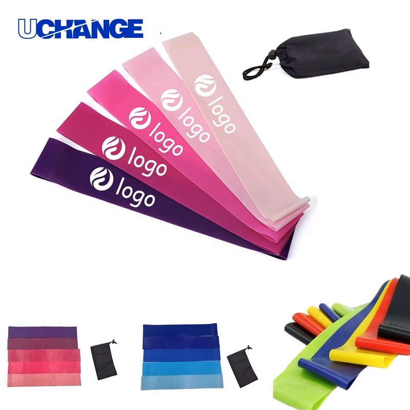 Fitness Resistance Loop Exercise Bands Set with Carry Bag
