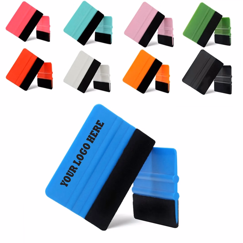 Plastic Felt Edge Squeegee