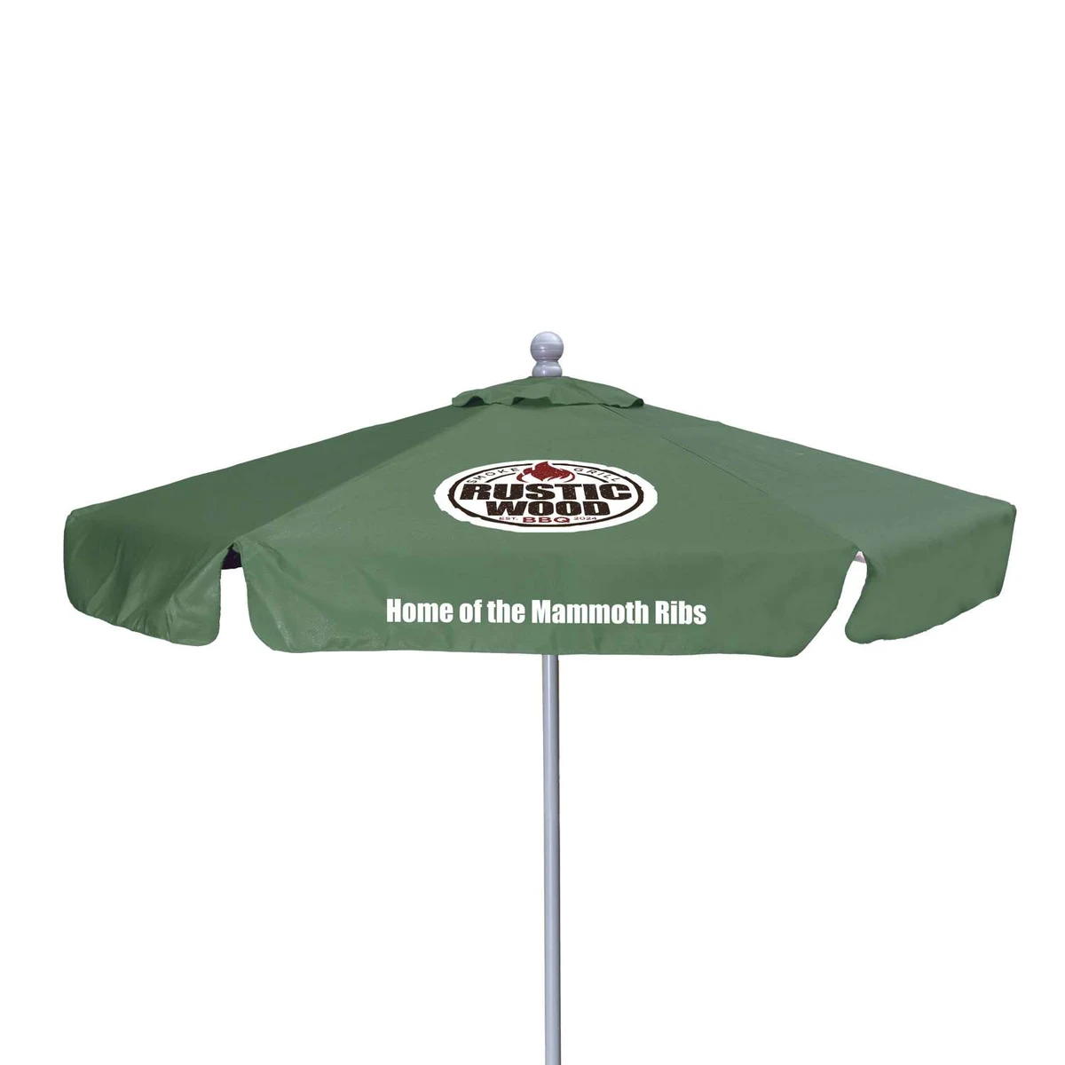 7' Deluxe Market Umbrella Kit with Valance (2 Imprints) 1