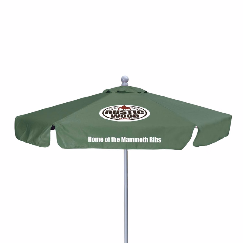 7' Deluxe Market Umbrella Kit with Valance (2 Imprints)