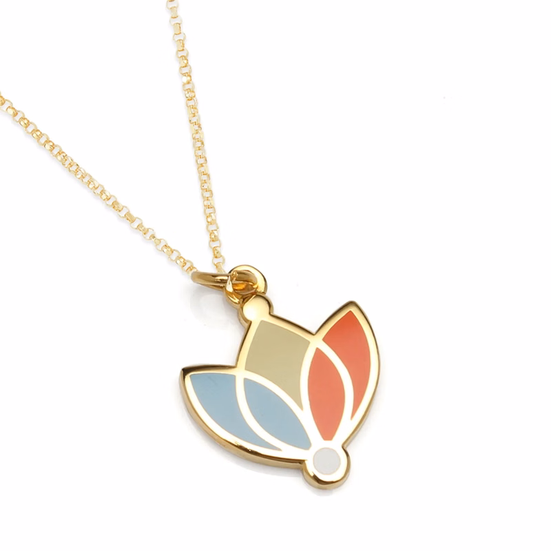 Custom Hard Enamel Pendant Charm