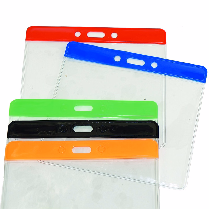 4x3" Top Color Coated Printed Badge Holder