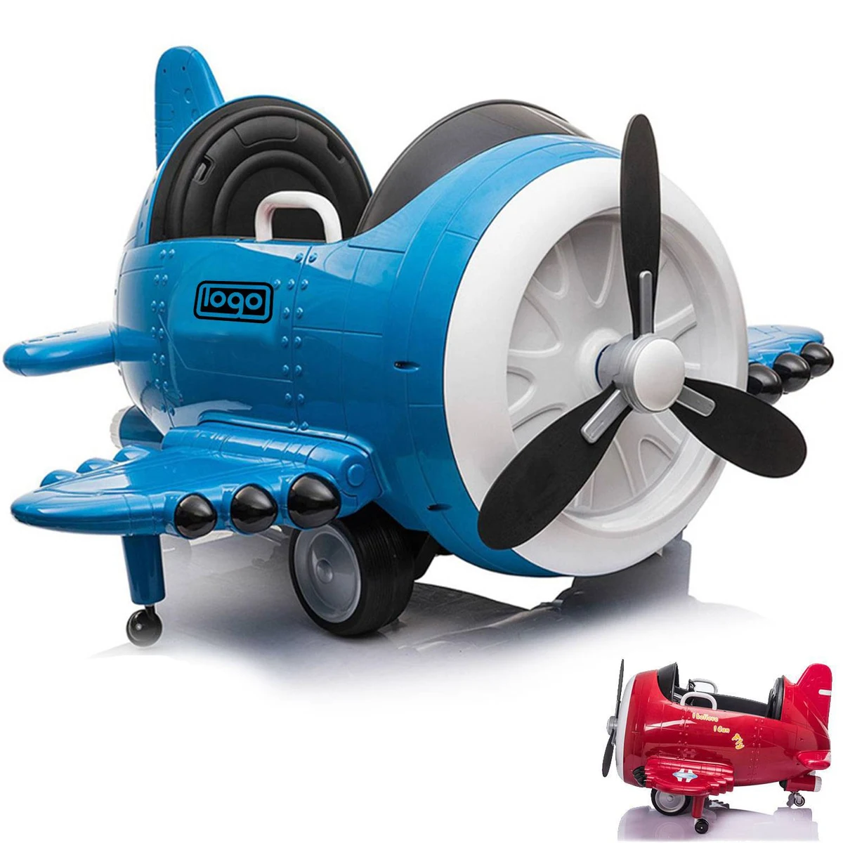Kids Electric Ride-On Airplane Car Remote Control Toy 1
