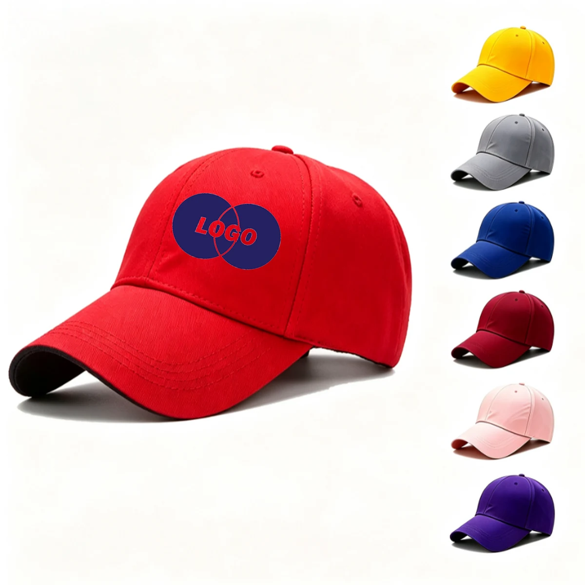 Classic Cotton Baseball Cap with Metal Buckle 1
