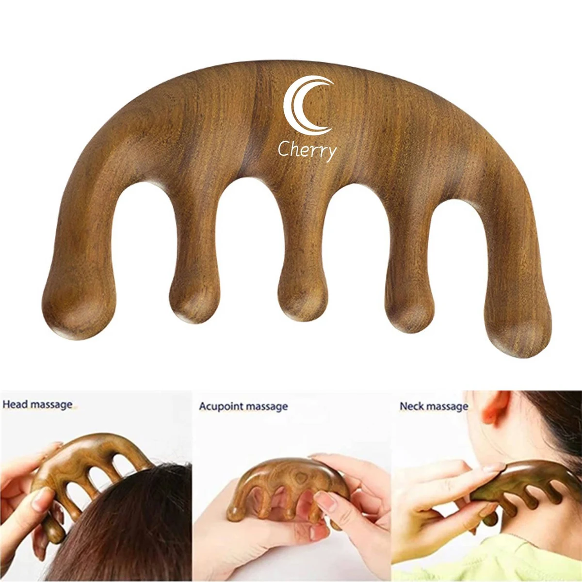 Sandalwood Massage Comb 1