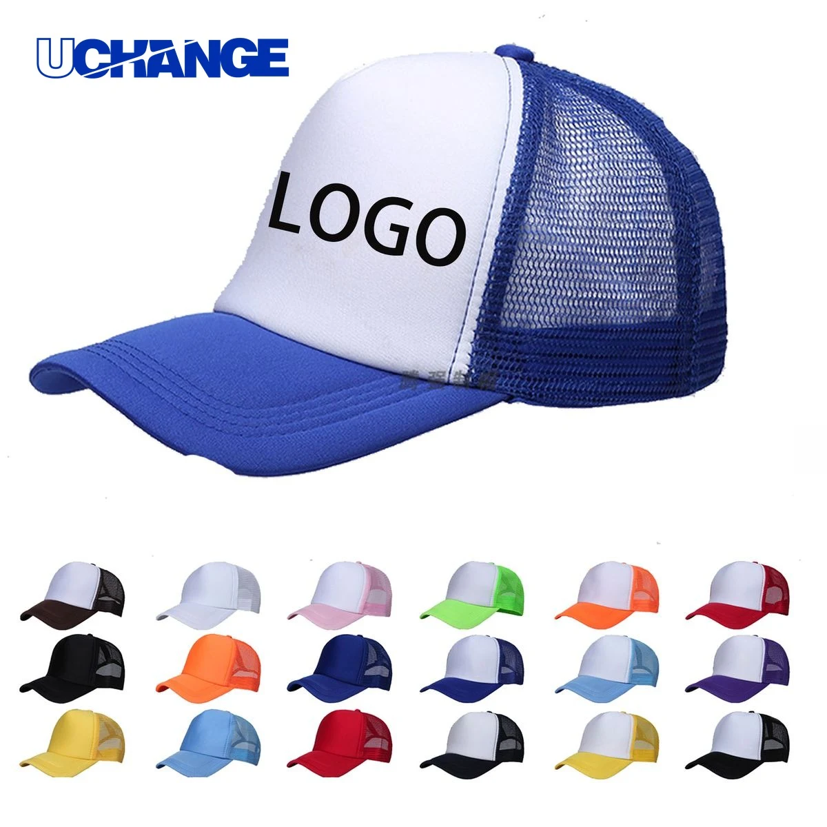 Sponge Color Mesh Cap for Casual Wear 1