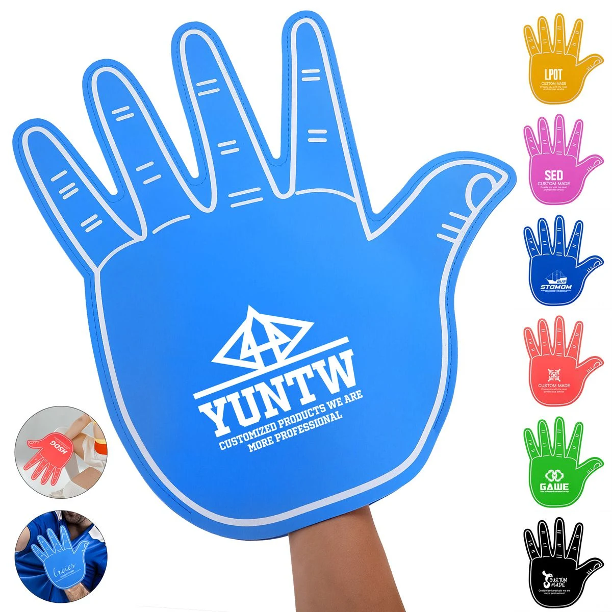Giant Five-Finger Eva Foam Cheer Gloves 1