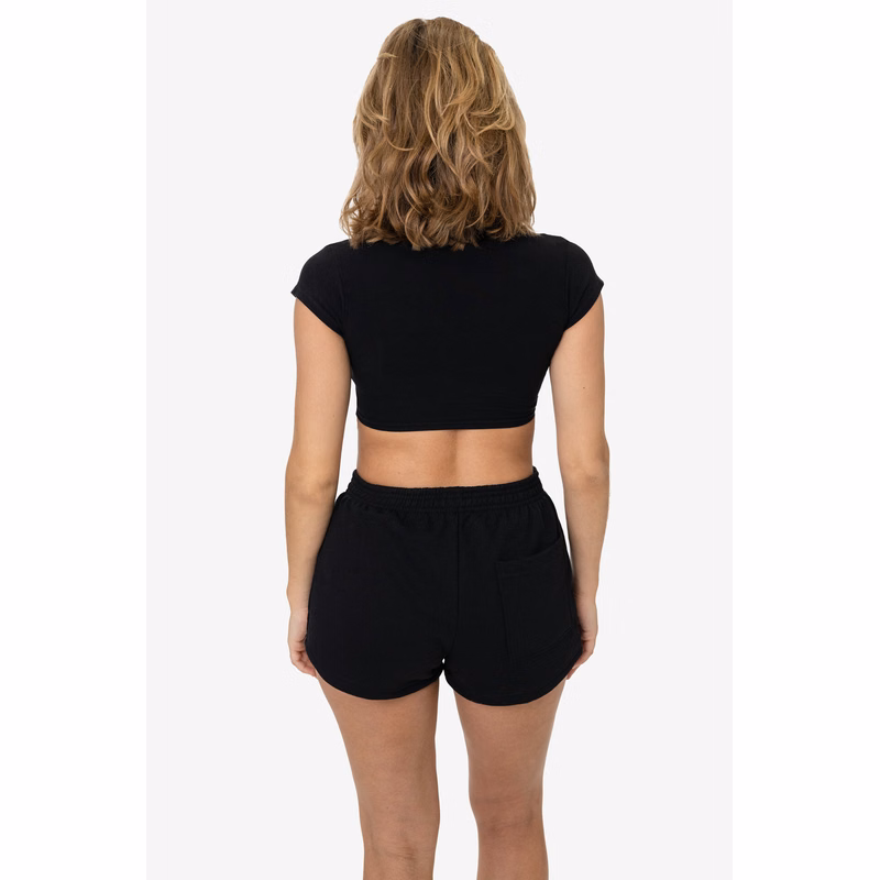 10 OZ MID-WEIGHT POLY COTTON FLEECE SHORT SHORTS
