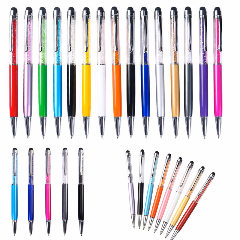 Crystal Metal Stylus Pen