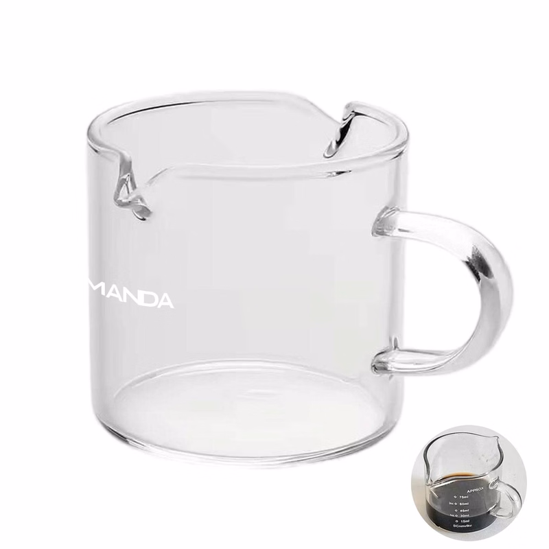 4 oz Small Capacity Clear Glass Coffee Espresso Shot Cup