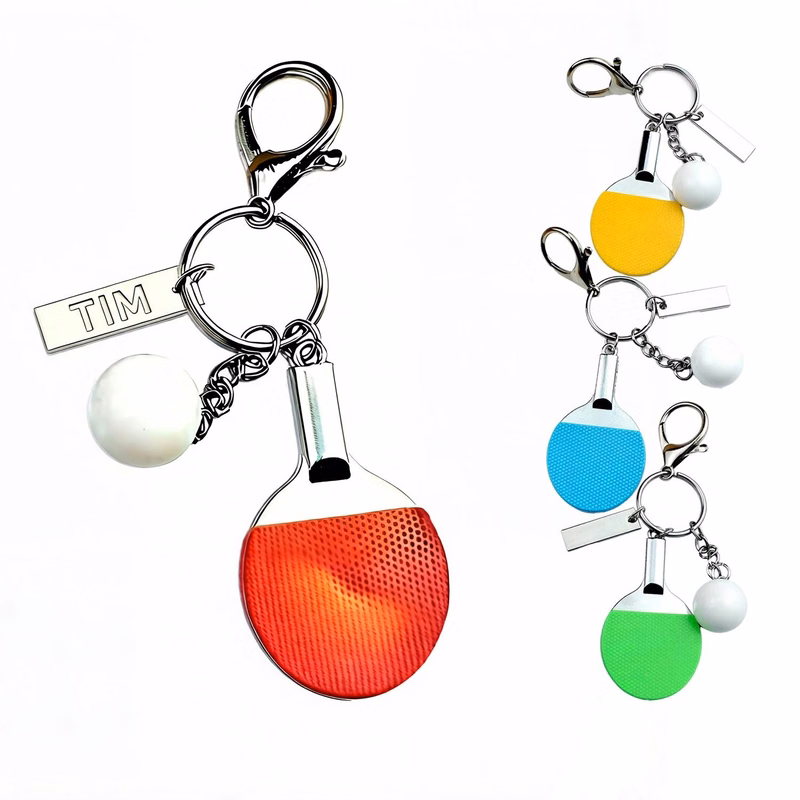 Mini Table Tennis Keychain