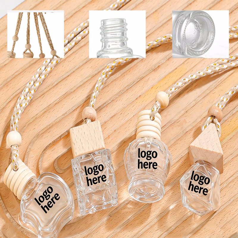 Automotive Rearview Mirror Lanyard Fragrance Bottle