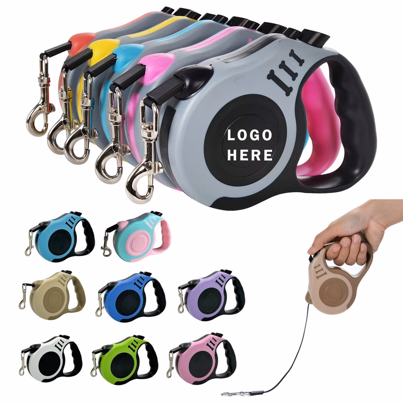 Retractable Nylon Pet Leash With Lock